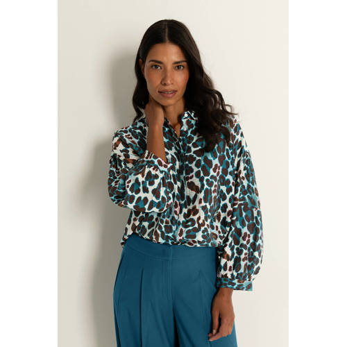 Claudia Sträter blouse petrol afbeelding
