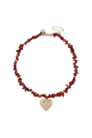 ketting Medaillon rood