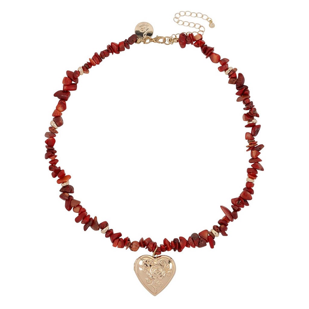Life of Bulu ketting Medaillon rood