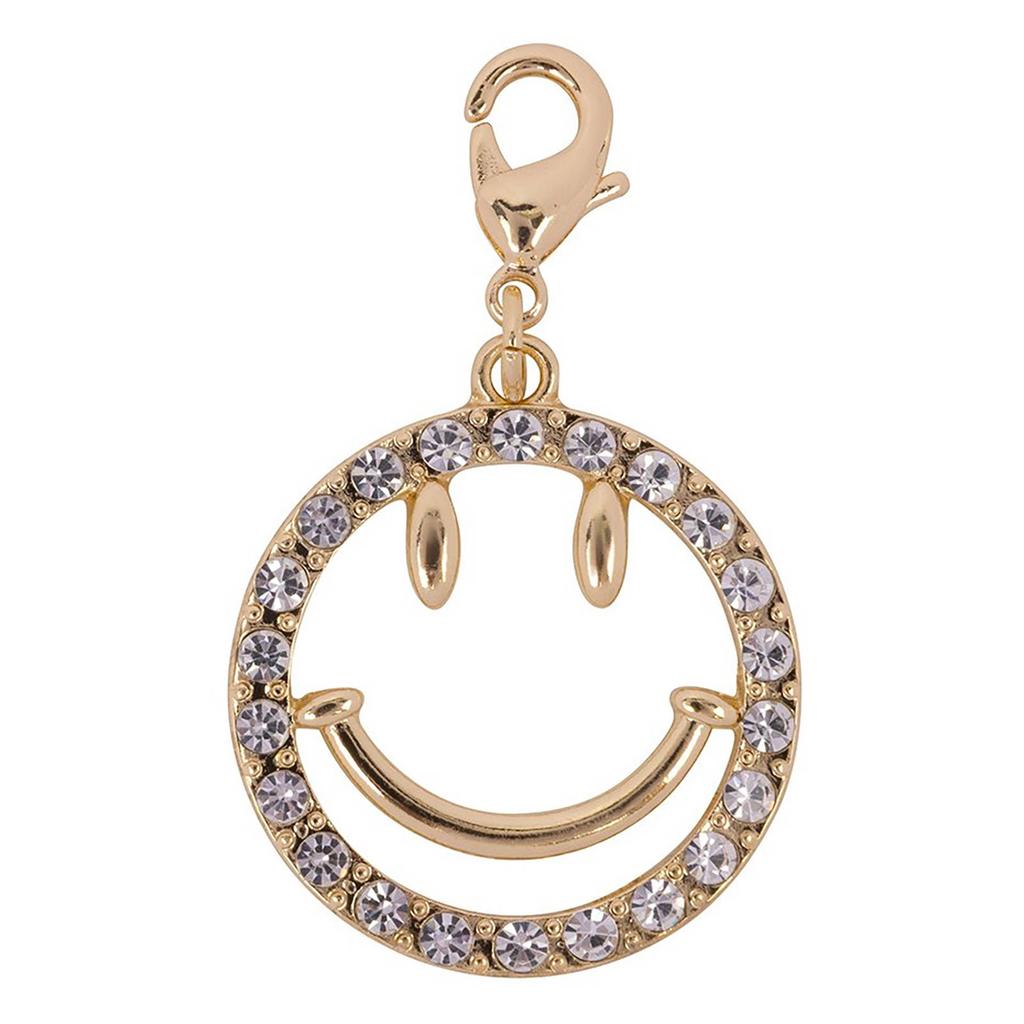 Life of Bulu hanger Shiny Smiley goudkleurig