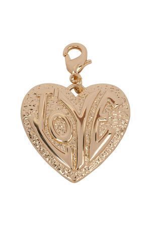 hanger Heart Love goudkleurig