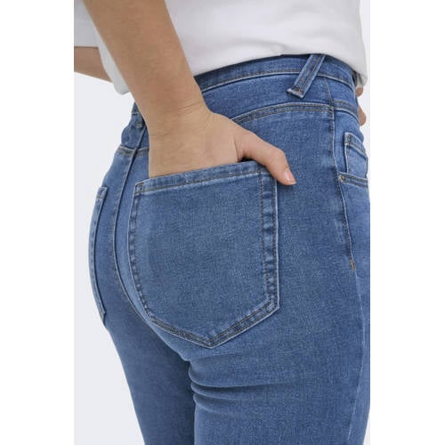 ONLY flared jeans medium blue denim afbeelding