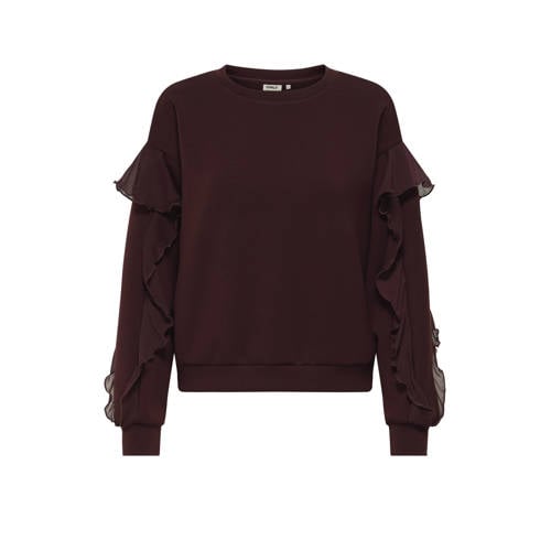 ONLY sweater donkerrood afbeelding