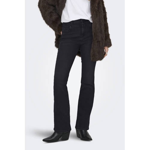 ONLY flared jeans black denim afbeelding