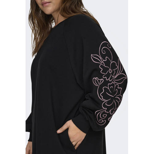 ONLY CARMAKOMA mini jurk zwart afbeelding