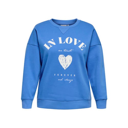 ONLY CARMAKOMA sweater blauw afbeelding