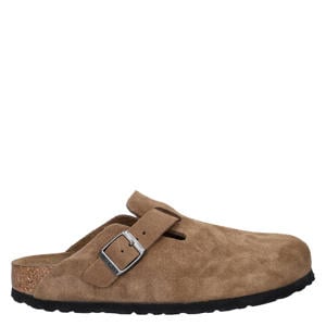 Boston suede clogs cognac