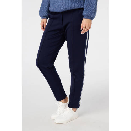 MS Mode aansluitend regular waist pantalon donkerblauw afbeelding
