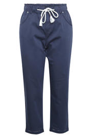 thumbnail: Paprika slim regular waist broek marineblauw