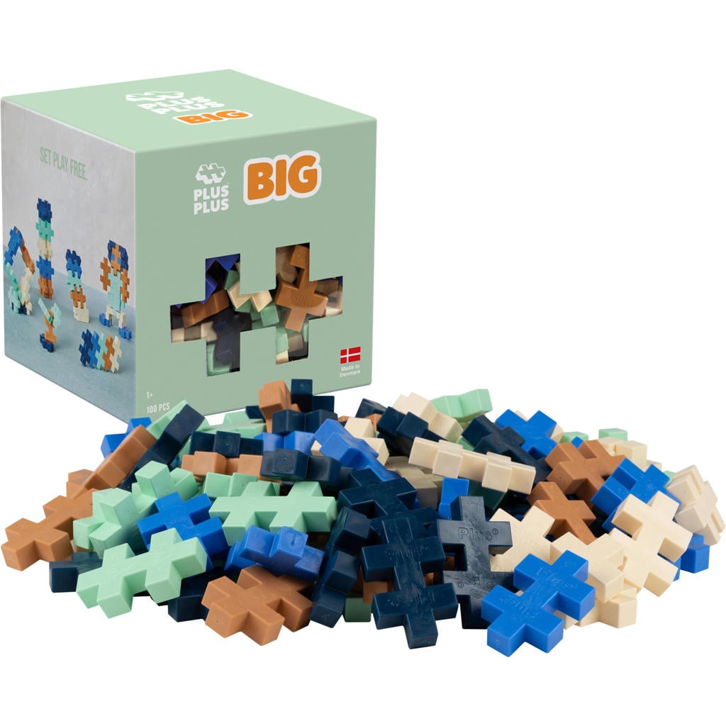 Plus-Plus Breeze BIG 100 stuks - 3489