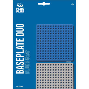 Bouwplaat blauw/grijs 2 stuks - 3840 