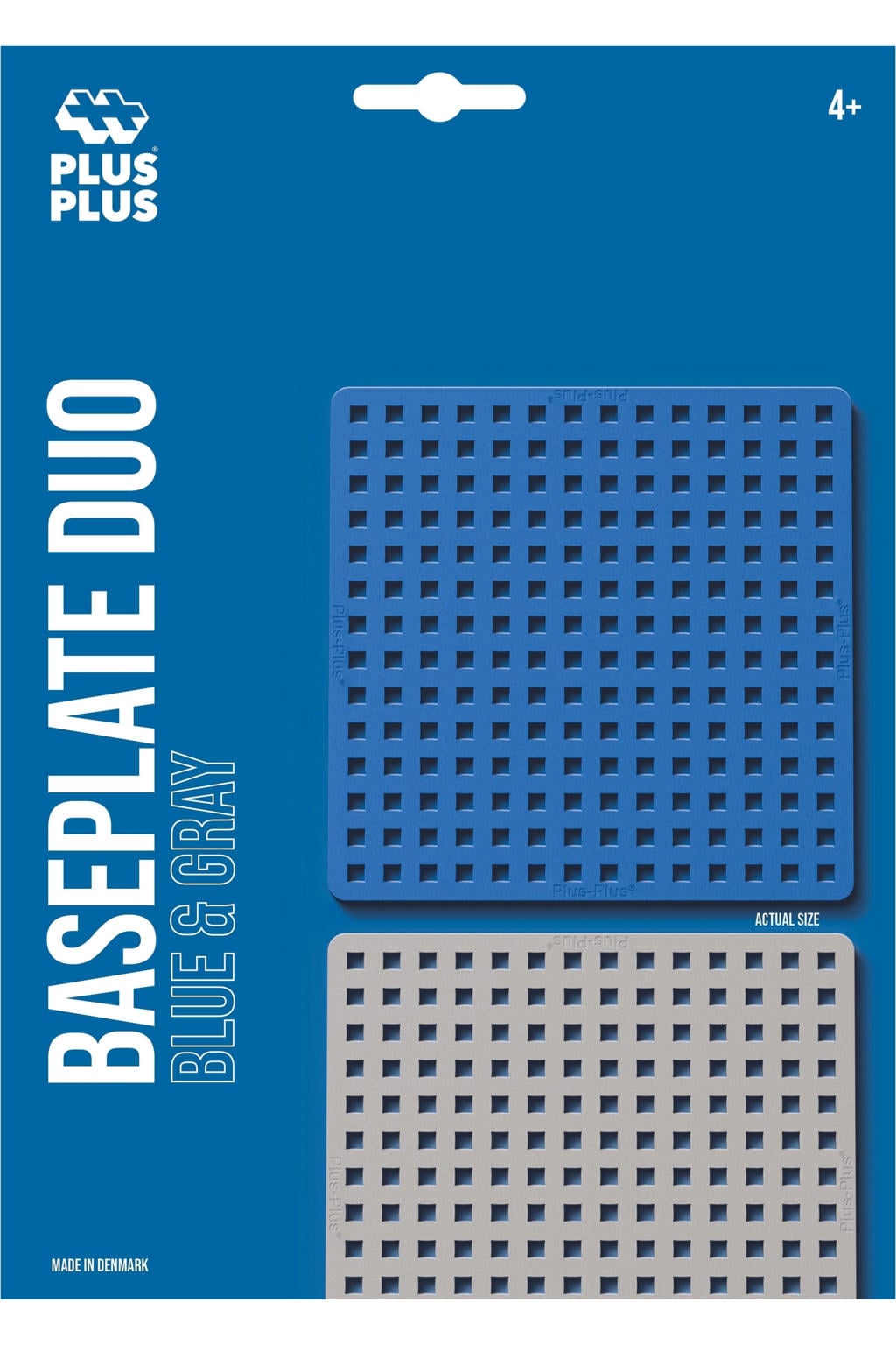 Plus-Plus Bouwplaat blauw/grijs 2 stuks - 3840