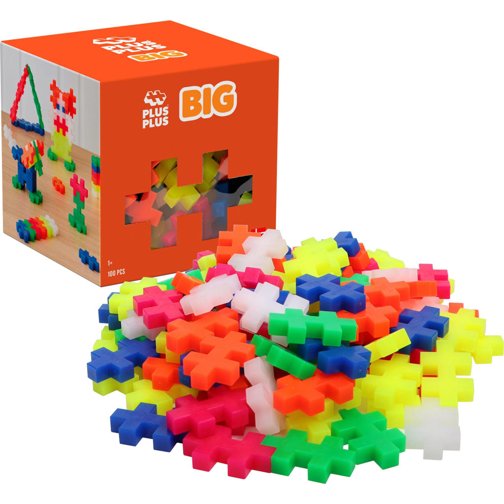 Plus-Plus Neon BIG 100 stuks - 3411