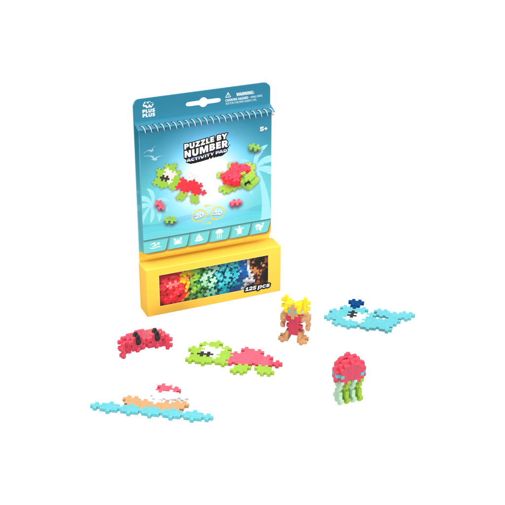 Plus-Plus Activity Pad – Oceaan - 3991