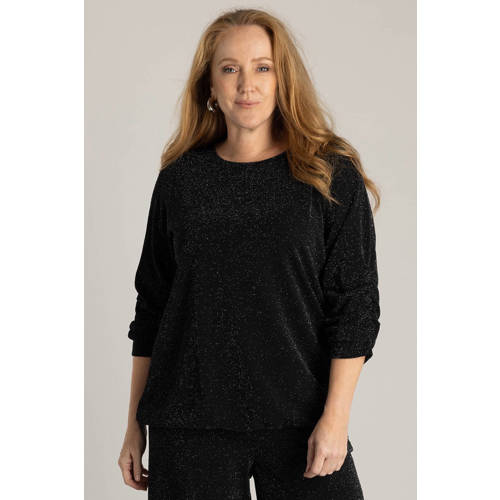 Yest Curve top zwart met glitter afbeelding