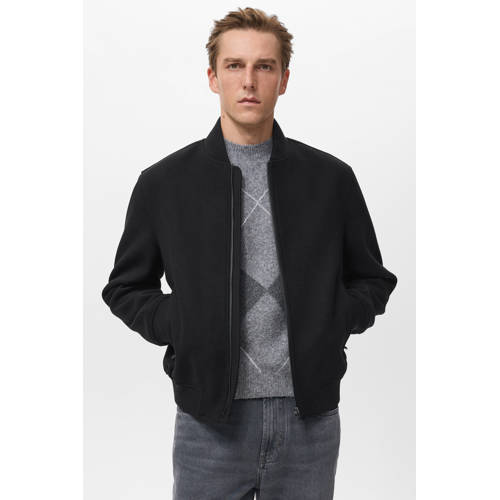 Mango Man bomberjack zwart afbeelding