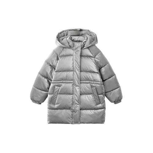 Mango Kids outdoor jas zilver afbeelding
