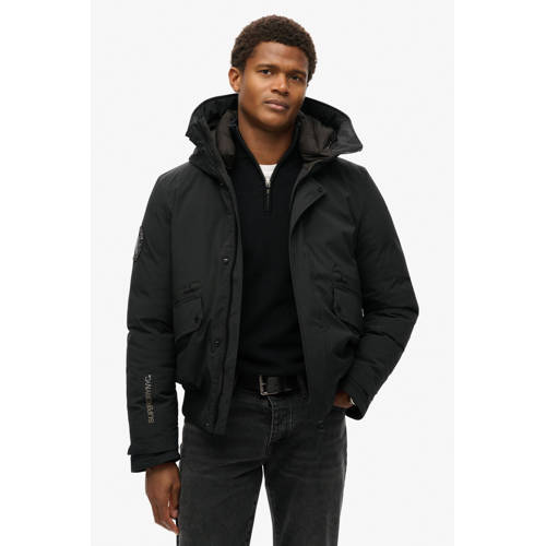 Superdry bomberjack zwart afbeelding