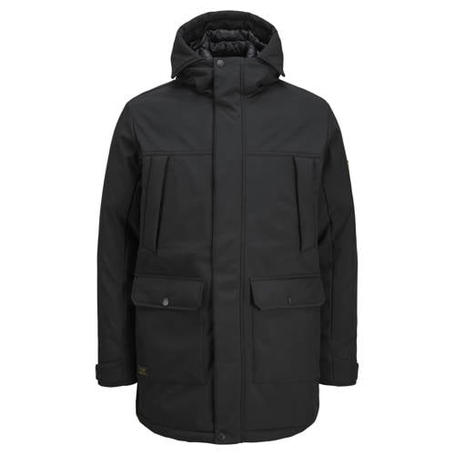 JACK & JONES softshell jas zwart afbeelding