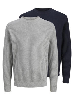 pullover met ingebreid patroon multi - (set van 2)