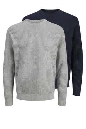 pullover met ingebreid patroon multi - (set van 2)