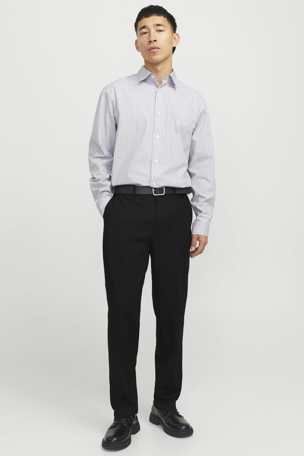 JACK & JONES PREMIUM JPRTHEO regular pantalon zwart