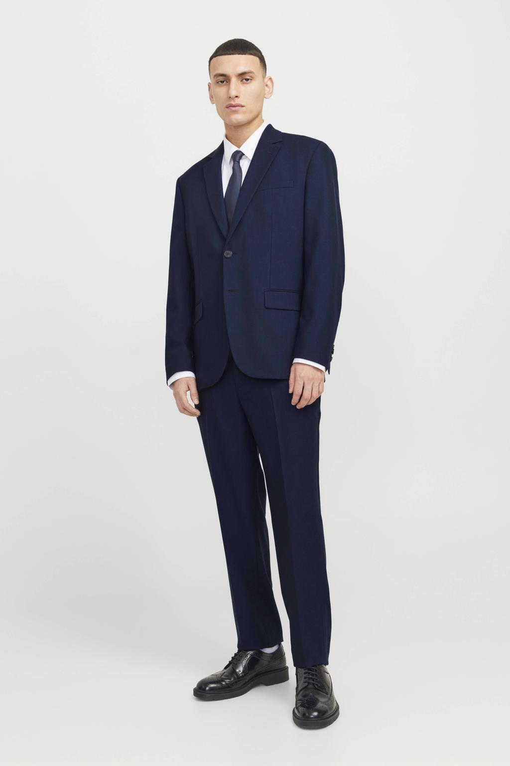 JACK & JONES PREMIUM JPRTHEO regular pantalon donkerblauw