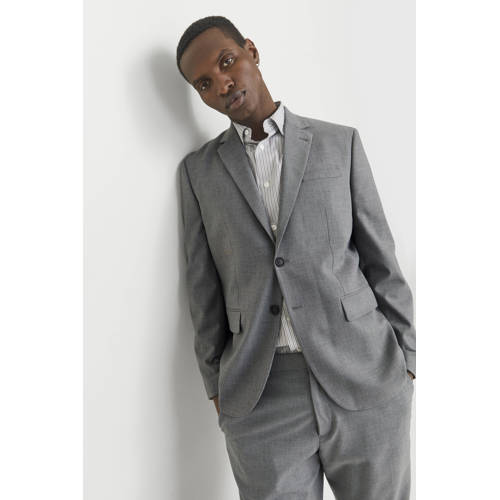 JACK & JONES PREMIUM colbert met wol grijs afbeelding