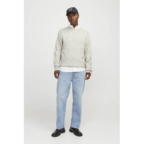 JACK & JONES JEANS INTELLIGENCE Jjieddie loose fit jeans blue denim afbeelding