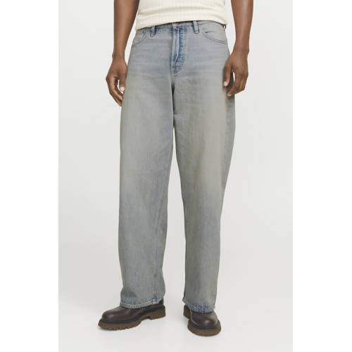 JACK & JONES JEANS INTELLIGENCE Jjidave wide leg jeans blue denim afbeelding