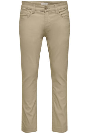 ONSLOOM slim casual broek beige