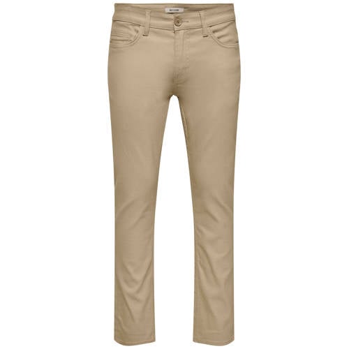 ONLY & SONS Onsloom Twil Slim Fit Chino 0600 Pant slim casual broek beige afbeelding