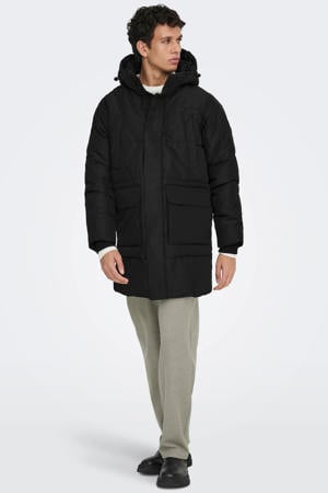 parka zwart