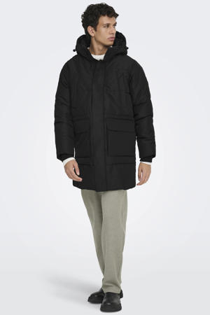 parka zwart