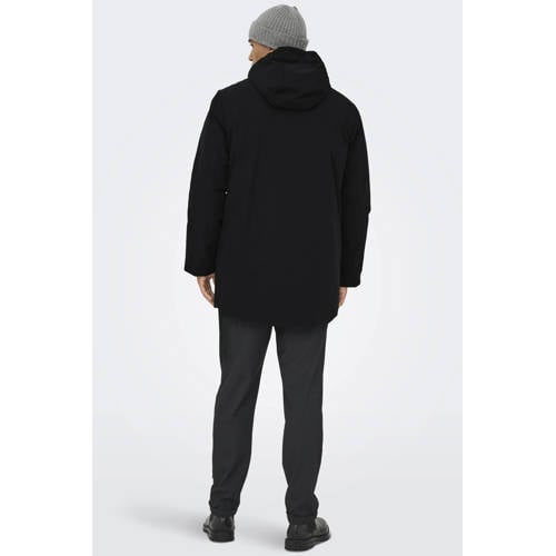 ONLY & SONS parka zwart afbeelding