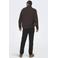 ONLY & SONS trui grof gebreid roodbruin