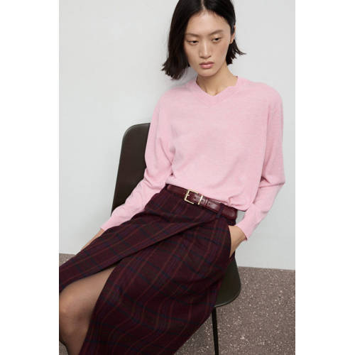 Mango gebreide trui roze afbeelding