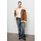 Mango lammy coat bruin