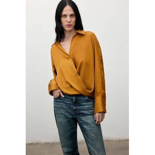 Mango top geel afbeelding