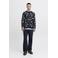JACK & JONES kersttrui gebreid donkerblauw
