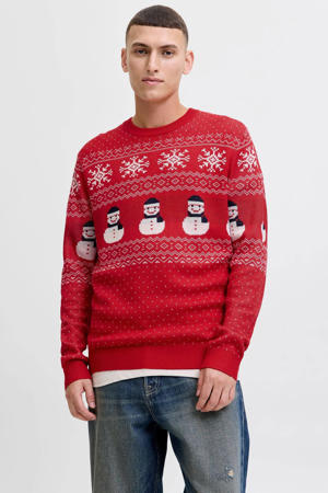 kersttrui gebreid rood