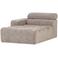 WOOOD bank Novi chaise longue links - naturel