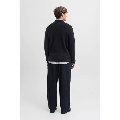 JACK & JONES PREMIUM trui gebreid zwart afbeelding