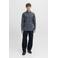 JACK & JONES PREMIUM regular casual overhemd donkerblauw