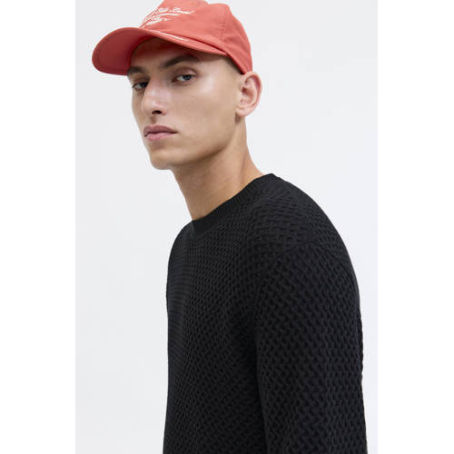 JACK & JONES PREMIUM pullover gebreid zwart afbeelding
