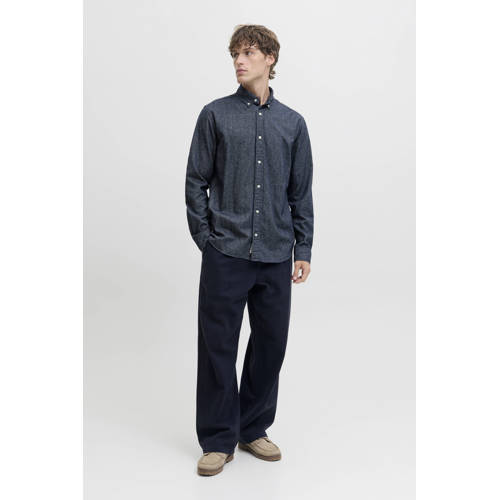 JACK & JONES PREMIUM regular casual overhemd blauw afbeelding