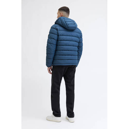JACK & JONES CORE gewatteerde jas blauw afbeelding