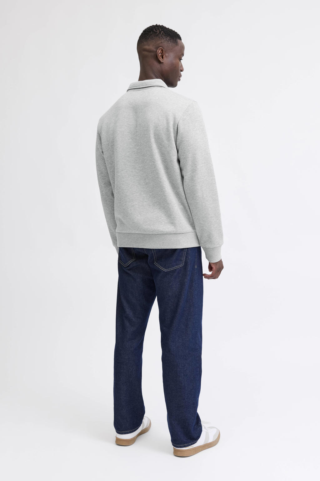 JJ REBEL sweater lichtgrijs