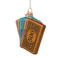 Vondels kerstornament glas Monopoly geld waaier H9cm
