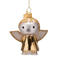 Vondels kerstornament glas Nijntje gouden engel H11cm
